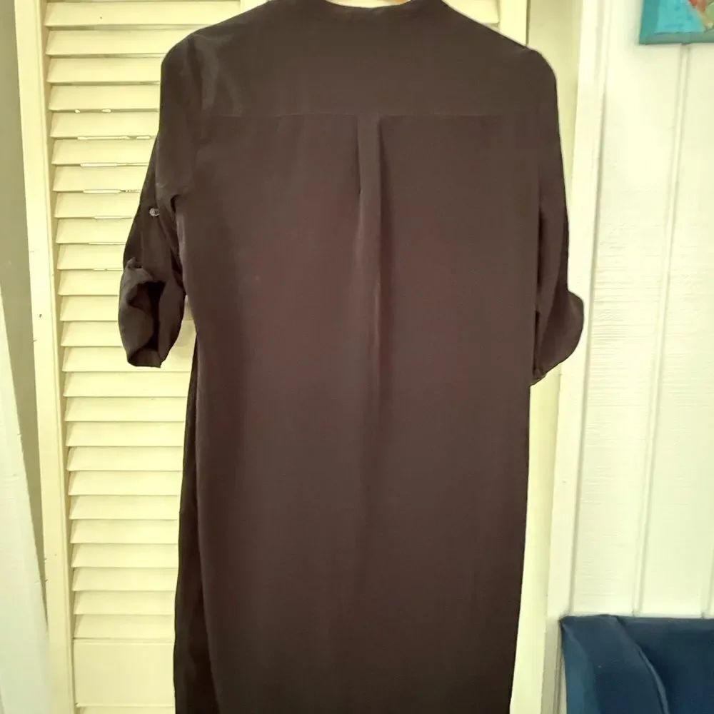 Express Black Collared Dress - Picture 6 of 6